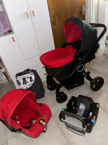 CARRINHO MOISÉS + BEBÊ CONFORTO + ISOFIX + ACESSÓRIOS.