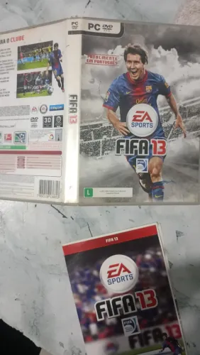 JOGO PARA PC FIFA 13 ORIGINAL MIDIA FISICA DVD MANUAL EDIÇAO PARA COLECIONADORES