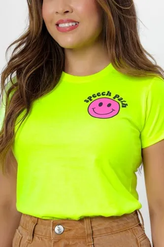 T-shirt amarelo neon
