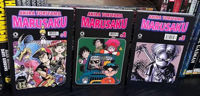 Marusaku números 1, 2 e 3 akira toriyama completa