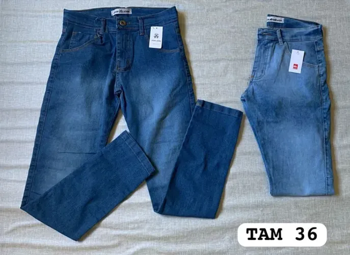 Calça jeans Masculina com lycra do 36 ao 48