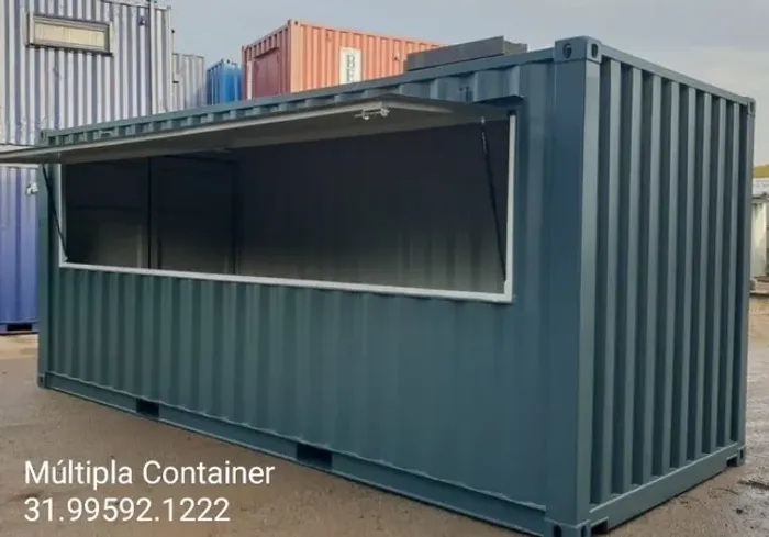 Container lanchonete diversos medidas modelos tipo theiler carrinho sanduiche hamburguer