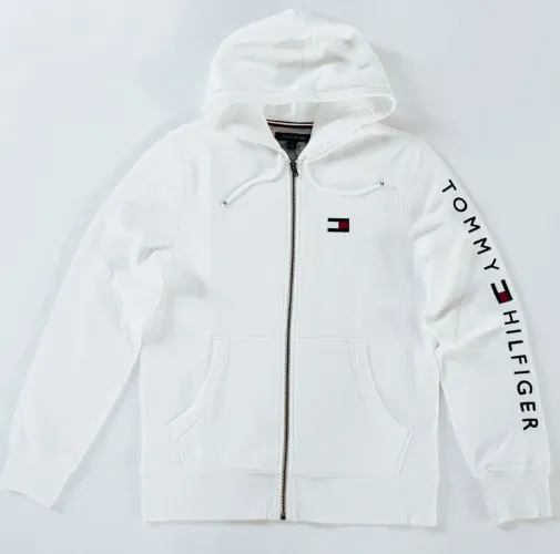 Casaco de Moletom Tommy Hilfiger Branco