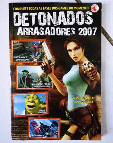 Livro Detonados Arrasadores 2007 - Tony Hawk's Downhill Jam, Shrek the Third, Spider Man 3