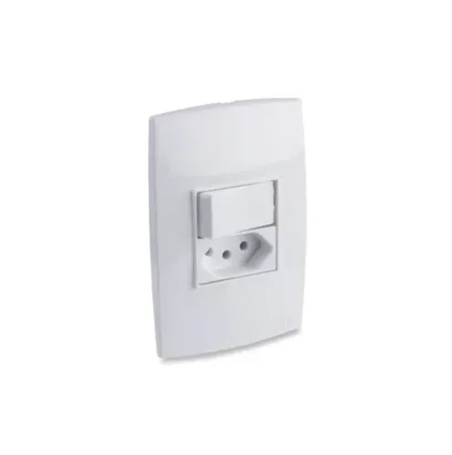 Cj 1 Interruptor 1 Tomada 2p T 10a 250v Forceline