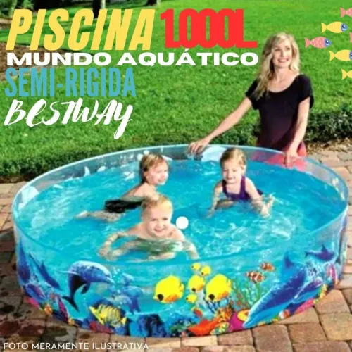 Piscina inflável Bestway 1000L - Mundo Aquático