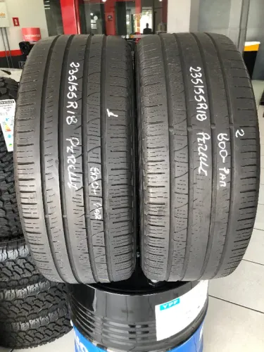 Kit 02 pneus 235/55r18 Pirelli Scorpion Verde 104V (usados) 1/2