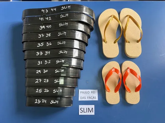 Facas de corte chinelo navalhas