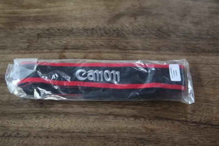 Alça de couro para câmeras Canon -