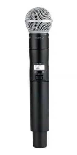 Microfone Sem Fio Transmissor de Mão Shure ULXD2 SM58 J50