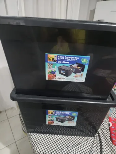Caixa organizadora 56 litros(18 un)