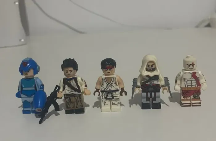 Kit Bonecos de Games Compatíveis com Lego