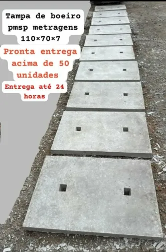 TAMPA DE CONCRETO PARA BUEIRO