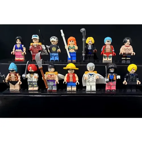 10 miniaturas One Piece - blocos de montar estilo lego