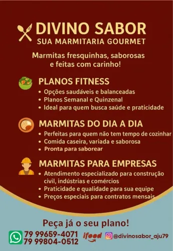 Marmitas/Quentinhas/Lasanhas e Escondidinhos 