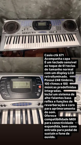 Teclado casio ctk 671
