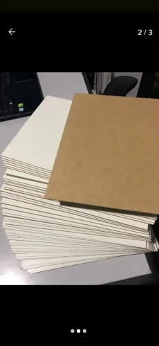 Kit 50 Placas A4 de MDF e Papelão para Projetos