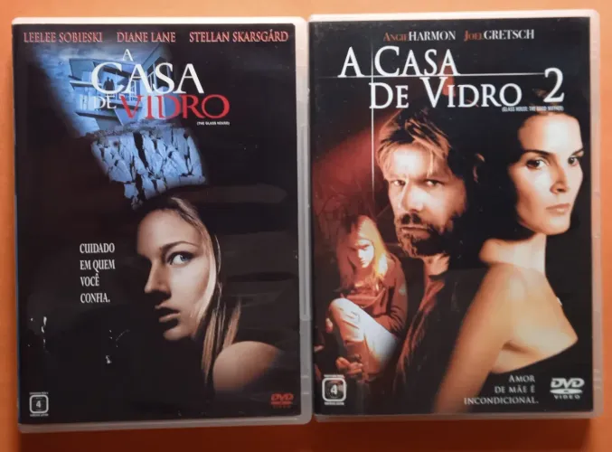 DVDs A Casa de Vidro 1 e 2