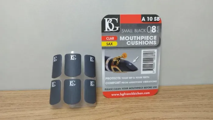 Protetor Boquilha BG 0.8mm Preto Sax Soprano Clarinete 06 Unidades 