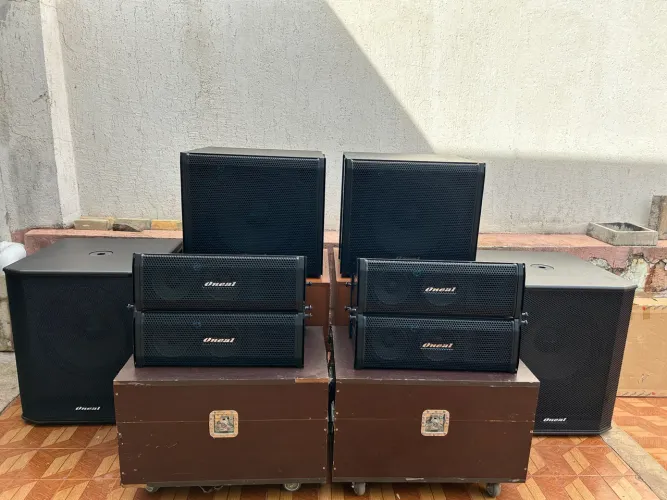 Sistema Evo Line Oneal Completo Com 8 Caixas E Cases