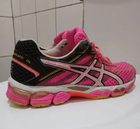 Tenis Asics Cumulus 15/ Num 36 Raridade/ Ótimo Estado/ Lindo