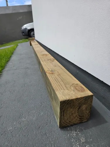Viga de pinus tratado 15 x15 - 3mts