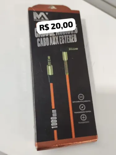 Cabo Aux Estereo P2/P2 tipo macho