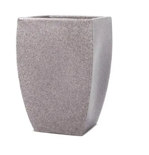 Vaso Quadrado Apolo Pedra 45 Terrano