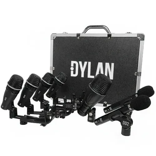 Kit de Microfone Para Bateria Com 7 Peças Dylan DD-7