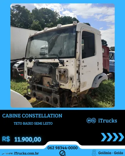 Cabine Volks 24250 Constellation Teto Baixo Semi Leito Curta Baixa