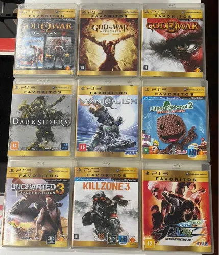 Lote favoritos ps3