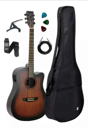 VIOLÃO STEINBERG FOREST + Acessórios. Completo! 