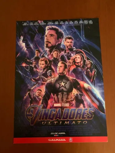 Pôster Cinemark vingadores ultimato 