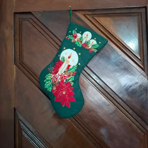 Enfeite de porta bota de Natal