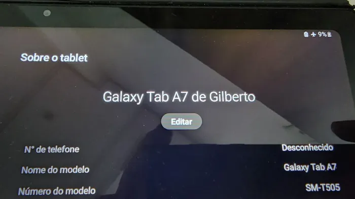 Galaxy Tab A7 Sansumg 