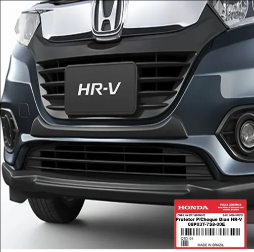 Protetor Para-Choque Dianteiro Honda HR-V 2015-2021 Original 08P03T7S800E