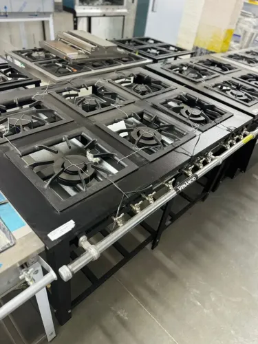 Fogão 6 bocas baixa pressão 40x40 epóxi perfil 10  VENANCIO