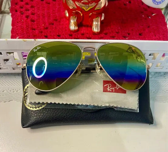 Óculos de Sol Ray-Ban Aviator Espelhado - Original