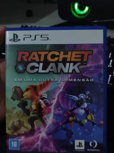 Jogo de Playstation 5 usado apenas uma vez ( Ratchet e clank) clanc