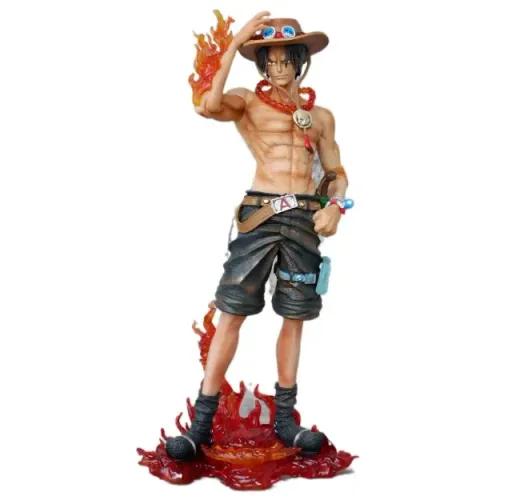 Action Figure Portgas D. Ace - One Piece - Boneco do Punhos de Fogo Figura de Ação de 23cm