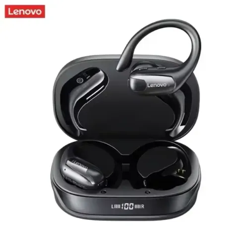 Fones De Ouvido Bluetooth 5.4 Lenovo EA305 TWS Com Gancho Para Esportes, Som Estéreo HiFi