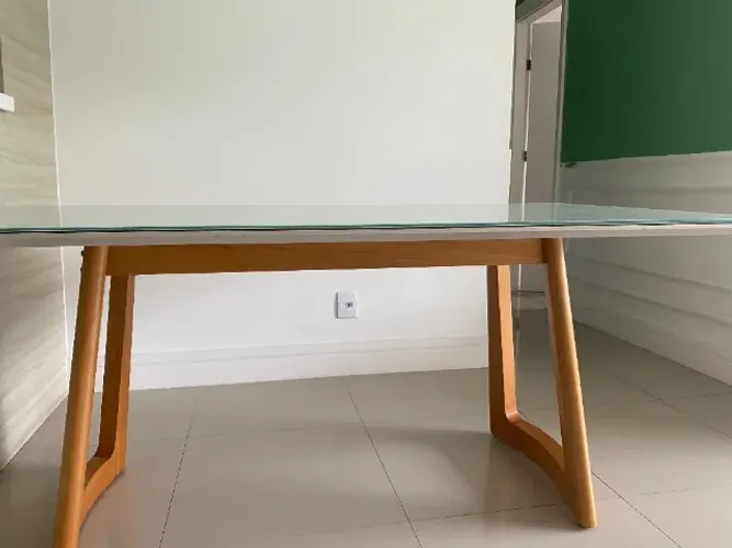 Mesa de jantar retangular