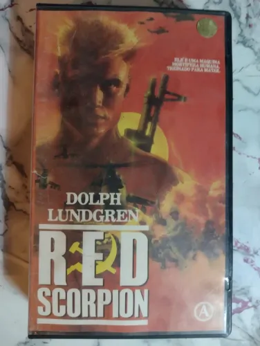 VHS RED SCORPION DOLPH LUNDGREN RELIQUIA RARISSIMA
