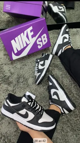 Nike Dunk Low SB - Preto e Branco - Tamanhos 38 a 42