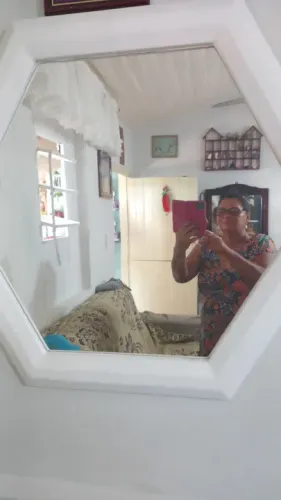 Espelho grande branco 