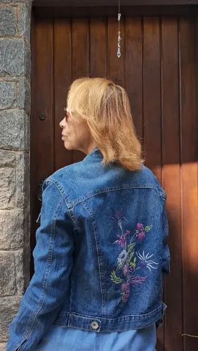 Jaqueta jeans Anne Kranner tam 42
