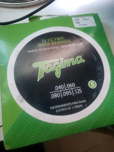 Jogo Cordas Tagima p/ Baixo Encordoamento 5 cordas Níquel Aço