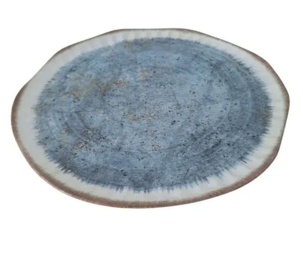 Sousplat Cerâmica Azul Scalla