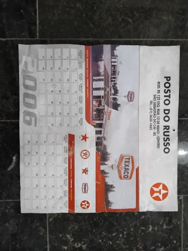 Texaco Calendário 2006 (posto russo) s,s,do caí