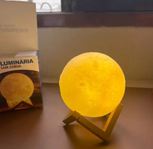 Luminária Lua Cheia - Iluminação Decorativa